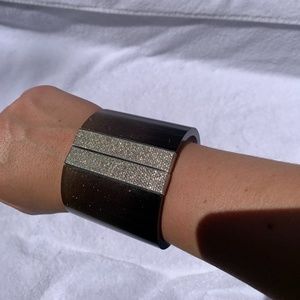 Michael Kors Cityscape Shimmer Wide Cuff Bracelet